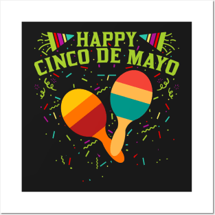 Cinco de Mayo Maracas Posters and Art